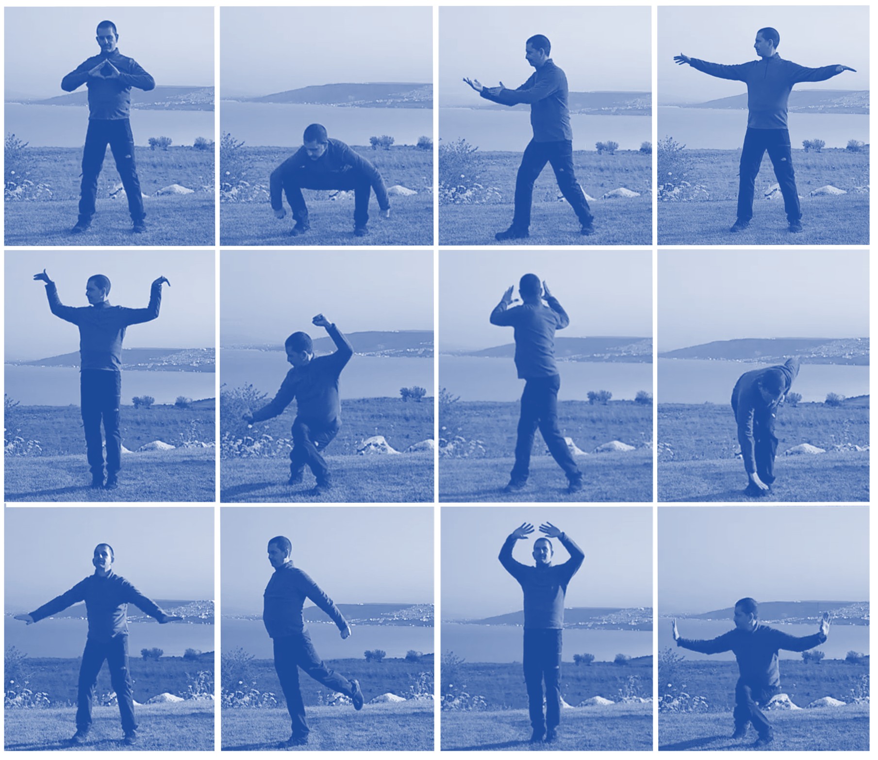 סדרת הצ'י קונג שי אר פה - מדגם מ-12 תנועות הסדרה - Daoyin Yangsheng Gong Shi Er Fa- אתר נאנו צ'י Nanoqi.co.il